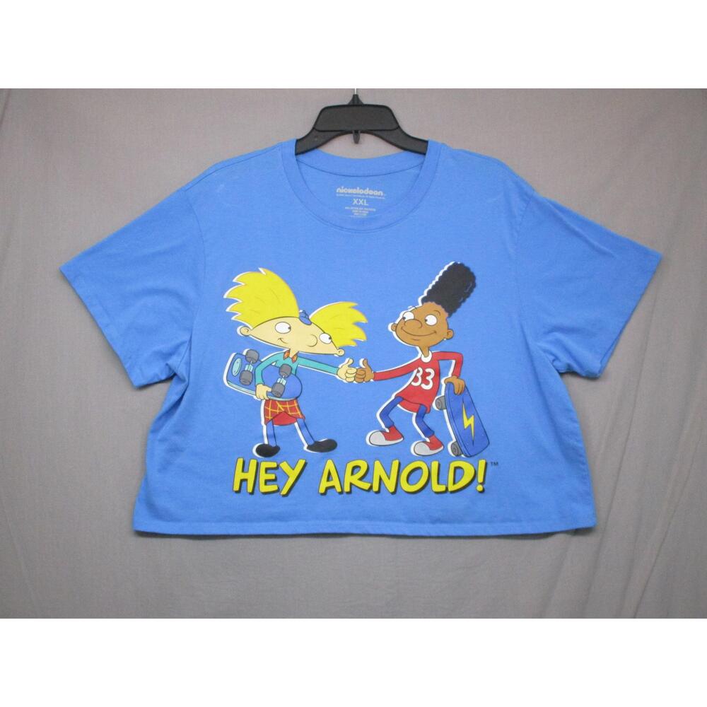 Nickelodeon Blue Graphic Tee Cartoon Short Sleeves T-shirt Women Size XXL